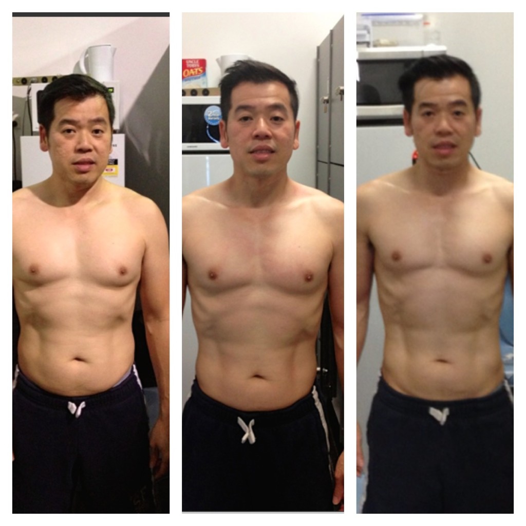 Vinh's body toning progress